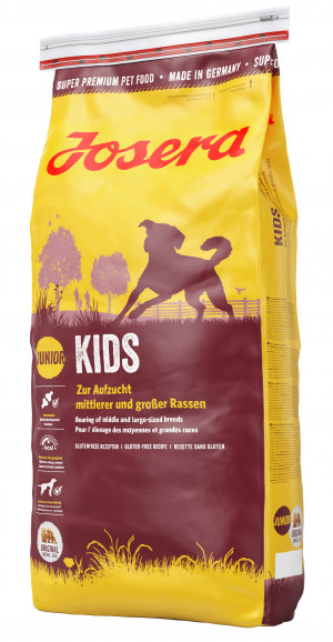 Josera Kids 15kg. Cena norādīta par 1 gb. un ir spēkā pasūtot 2 gb.