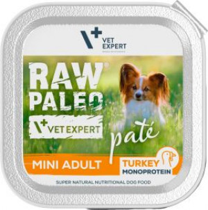 RAW PALEO PATE TURKEY MINI ADULT 150g. Cena ir norādīta par 1 gb. un ir spēkā pasūtot 6 gb.