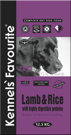 Favourite Lamb&Rice 12.5kg x2. Cena norādīta par 1 gb. un ir spēkā pasūtot 2 gb