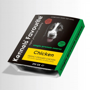 Kennels' Favourite Superpremium food for dogs with chicken 395g- suņu konservi ar vistu, cena ir norādīta par 1gab