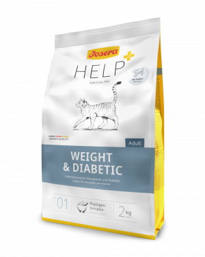 Josera HELP Weight & Diabetic Cat 2kg - sausā barība kaķiem