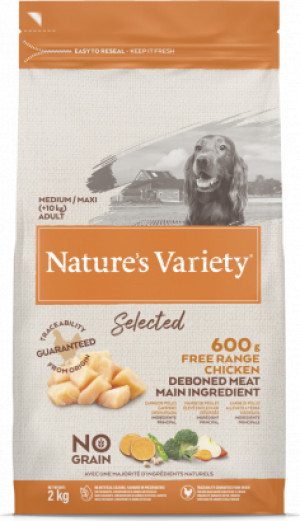 Nature's Variety Dog Selected Medium Adult Free Range chicken 2 kg 