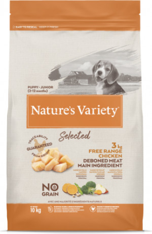 Nature's Variety Dog Selected Junior Free Range chicken 10 kg