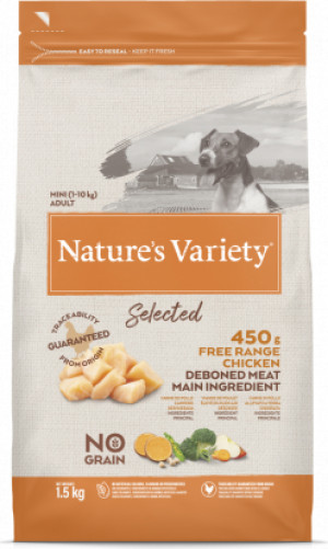 Nature's Variety Dog Selected Mini Free Range Chicken 1.5 Kg