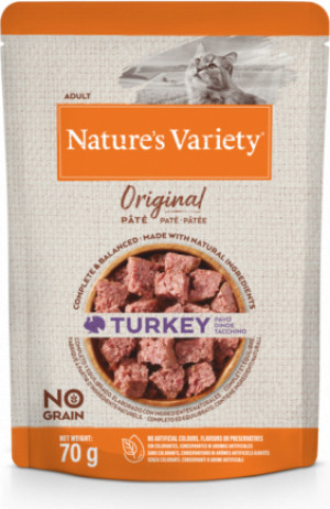 Konservi Nature's Variety Cat Original Turkey 70g