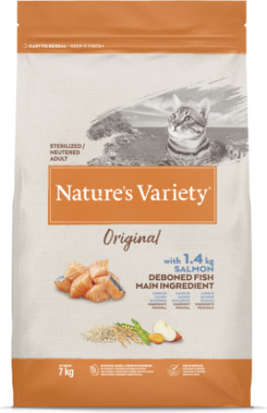 Nature's Variety Cat Original Sterilized Salmon 7 kg