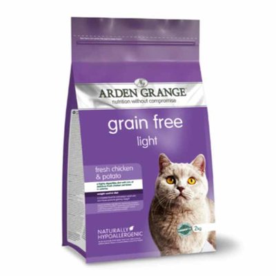 Arden Grange Adult Cat Light – grain free – fresh chicken & potato 2kg