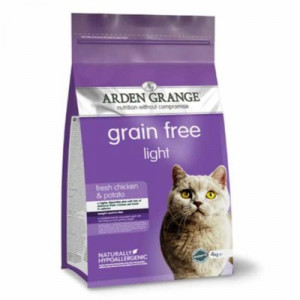 Arden Grange Adult Cat Light – grain free – fresh chicken & potato 4kg