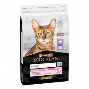PRO PLAN Cat Delicate - sausā barība jutīgiem kaķiem 10kg +DĀVANA