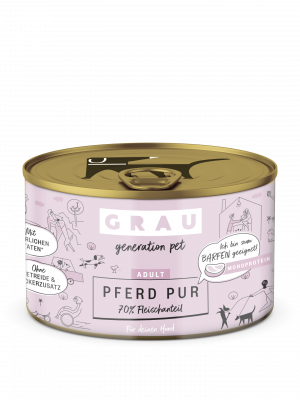 GRAU Pferd Pur 200g