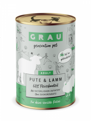 GRAU Pute & Lamm 400g