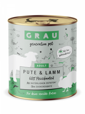 GRAU Pute & Lamm 800g