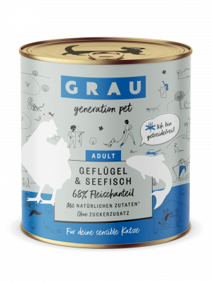 GRAU Geflügel & Seefisch 800g