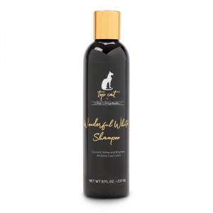 CHRIS CHRISTENSEN Top Cat Wonderful White Shampoo - baltiem kaķiem, 237ml