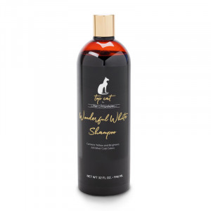 CHRIS CHRISTENSEN Top Cat Wonderful White Shampoo - baltiem kaķiem, 964ml