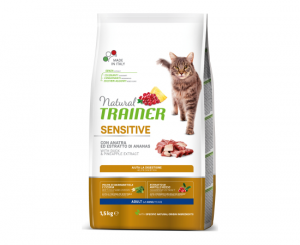 NATURAL TRAINER CAT SENSITIVE ADULT WITH DUCK 1.5KG