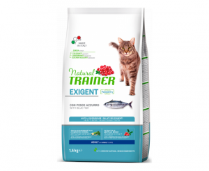 NATURAL TRAINER CAT EXIGENT ADULT WITH BLUE FISH 300G