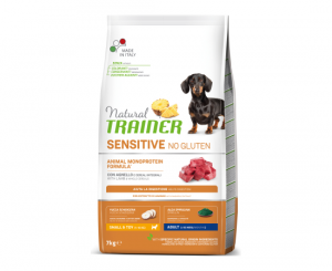 NATURAL TRAINER DOG SENSITIVE NO GLUTEN ADULT MINI LAMB 7KG