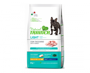 NATURAL TRAINER DOG ADULT WEIGHT CARE SMALL&TOY TURKEY 2KG
