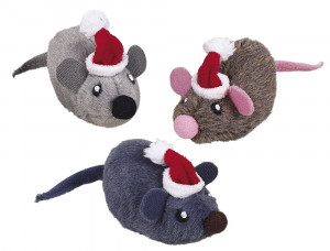 Nobby X-mas  Christmas mice display contains matatabi 8 cm