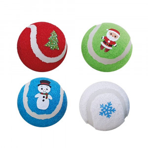Nobby Xmas Tennis ball small diameter of 5cm