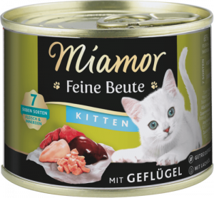 MIAMOR Feine Beute Rind 185g  Kitten - Geflügel