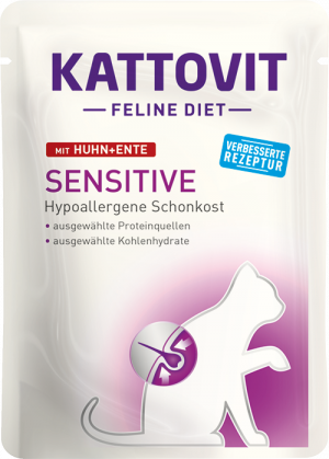 Kattovit Sensitive Huhn+Pīle 85g