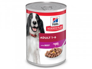 HILLS SP Hill's Science Plan Adult Beef 370g Akcija 4+1