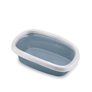 STEFANPLAST Kaķu tualete "Sprint 20" Balts/Tērauda zils