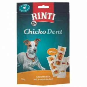 RINTI Chicko Dent Huhn small Košļājamās sloksnes ar minerālu kompleksu suņu zobu kopšanai 3x150 g