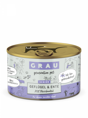 Grau Geflugel&Ente Senior 200g