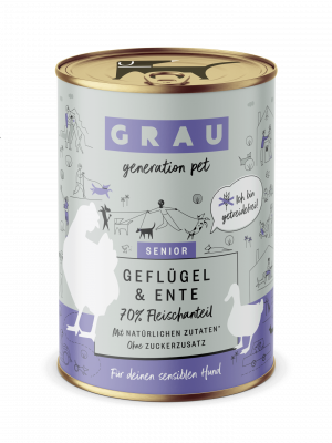 Grau Geflugel&Ente Senior 400g