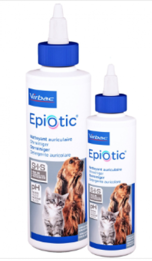 Epiotic S-I-S  Ausu tīrīšanas šķīdums suņiem un kaķiem 60 ml