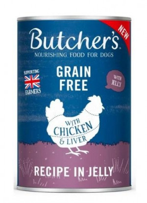 Butcher's DOG Original Recipe with chicken in Jelly 6x400g