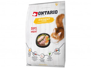 Sausā barība kaķiem - Ontario Cat Exigent, 400 gr