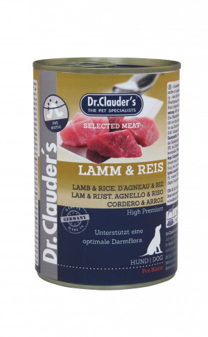 Dr.Clauder's Selected Meat PREBIOTIC LAMB&RICE 400g x6