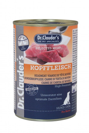 Dr.Clauder's  Selected meat PreBiotic Head Meat 400g