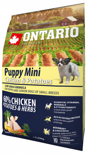 Ontario Dog Puppy Mini Chicken&Potatoes 2.25kg