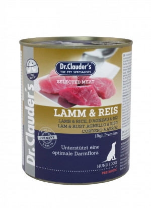 Dr.Clauder's Selected Meat PREBIOTICS Lamb&Rice 800g
