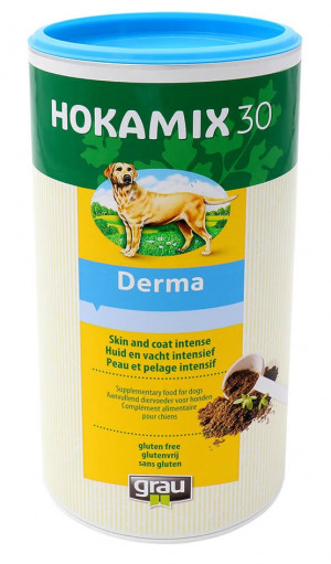 HOKAMIX 30 Derma - papildbarība suņiem 750g