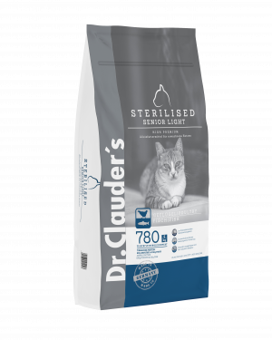 Dr.Clauder's STERILIZED SENIOR LIGHT Poultru&Fish 10kg