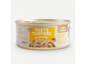 Applaws Dog Taste Toppers Gravy- vista/liellops 156gx6 Cena norādīta par 1 gb. un ir spēkā pasūtot 6 gb.