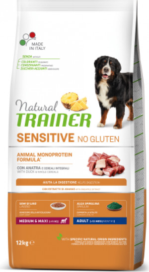 NATURAL TRAINER DOG SENSITIVE NO GLUTEN ADULT DUCK 12kg