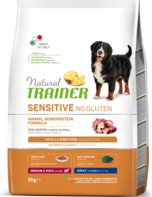 NATURAL TRAINER DOG SENSITIVE NO GLUTEN ADULT DUCK 3kg