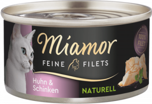 Miamor Feine Filets Naturelle Huhn&Schinken 80g