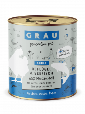 GRAU Geflügel & Seefisch 6x800g Cena norādīta par 1 gb