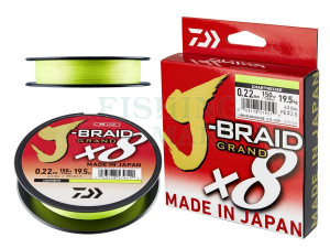 Daiwa J-BRAID GRAND X8 135m, 0.10mm