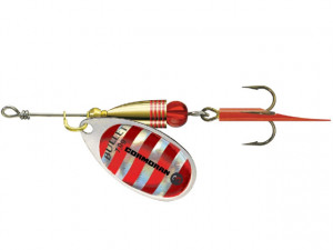 Cormoran Bullet Nr.2 4g Silver/ Red stripes