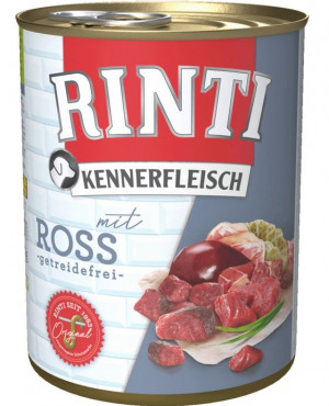 Rinti Kennerfleisch Horse 6x800g Cena norādīta par 1 gb. un ir spēkā pasūtot 6 gb.