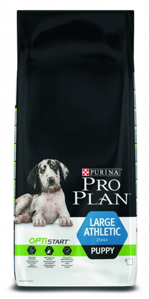 PRO PLAN Puppy Large & Athletic - sausā barība lielo šķirņu kucēniem ar atlētisku miesasbūvi 12kg